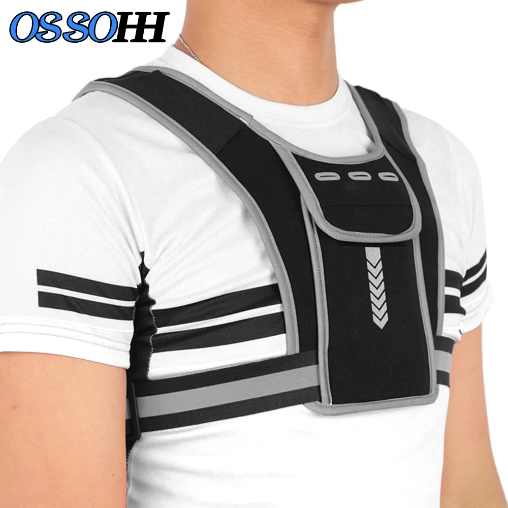 Reflective Vest Cycling - 1Pcs Reflective Running Vest, Breathable Lightweight