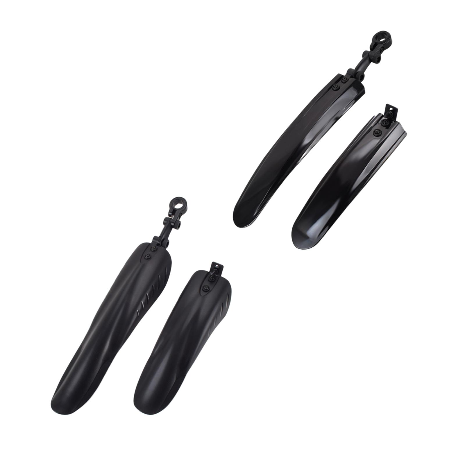 Fender Mudguard Set - 2Pcs Bike Fender Set Extended Mudproof