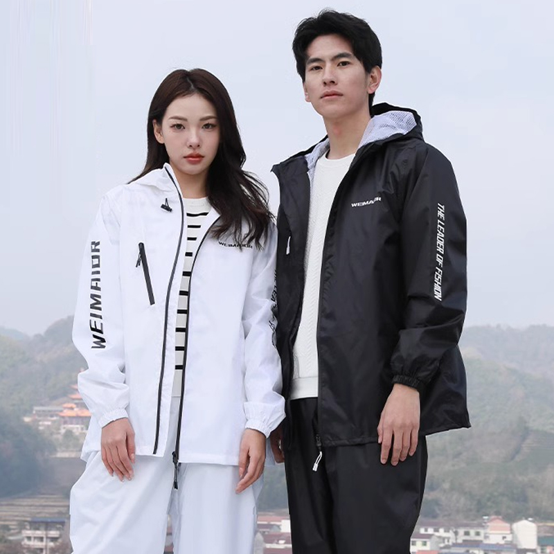 Thin Raincoat Set Summer Water - Cycling Rain Jacket Commute 评论和价格