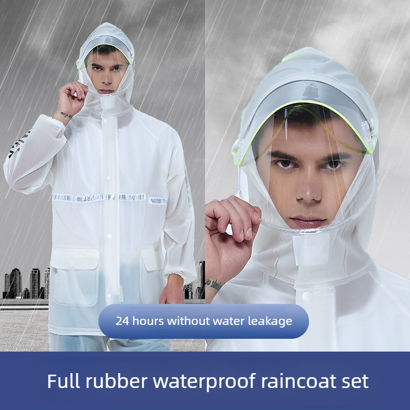 Reflective Two Piece Motorcycl - Cycling Rain Jacket Commute 评论和价格