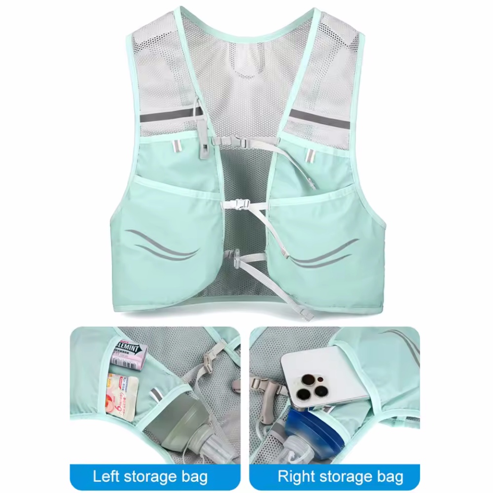 Reflective Running Vest Hydrat - Reflective Vest Cycling 评论和价格