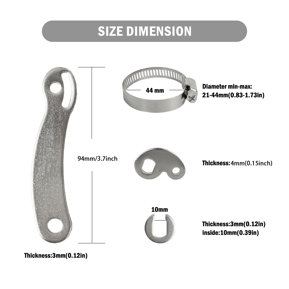 2 Sets Torque Arm Conversion K - Dynamo Hub Front 评论和价格