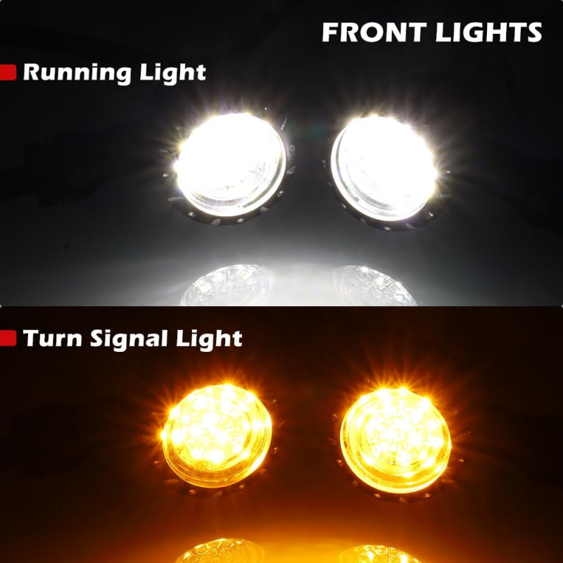 Motorcycle Bullet LED Front Re - Bike Light Front Rear 评论和价格