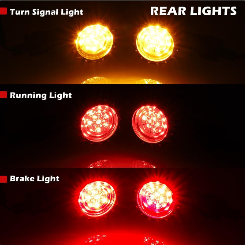 Motorcycle Bullet LED Front Re - Bike Light Front Rear 评论和价格