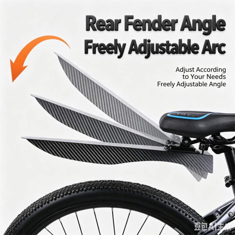 Extended Wide Adjustable Bike  - Fender Mudguard Set 评论和价格