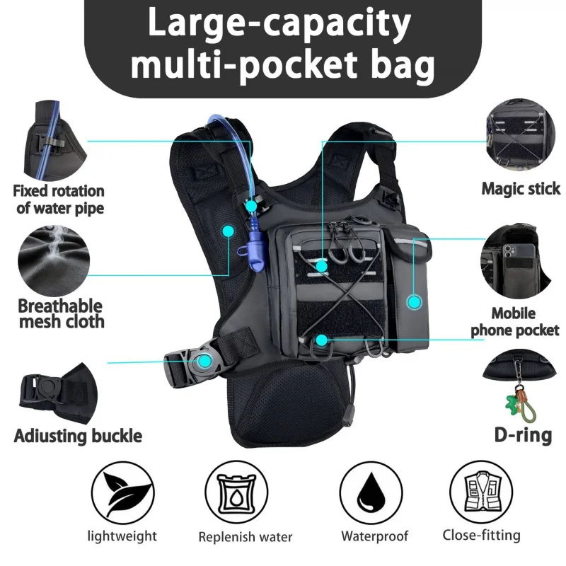 ​High-Quality Tactical Vest Ch - Reflective Vest Cycling 评论和价格