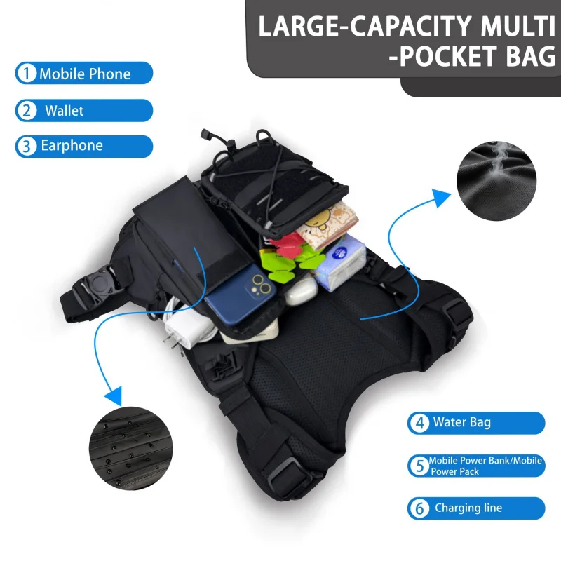 ​High-Quality Tactical Vest Ch - Reflective Vest Cycling 评论和价格