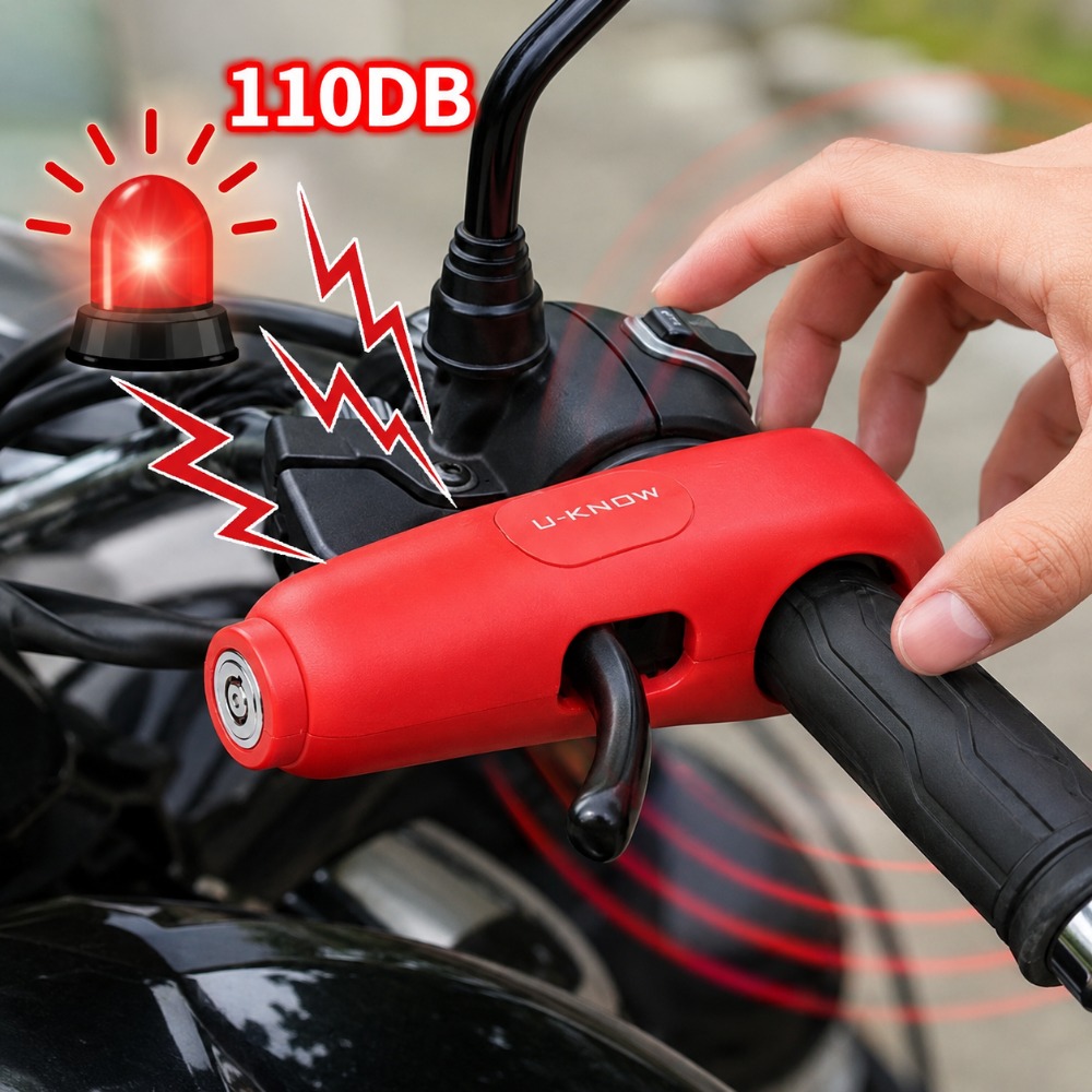 110dB Motorcycle Handlebar Ala - Commuter Bike Lock 评论和价格