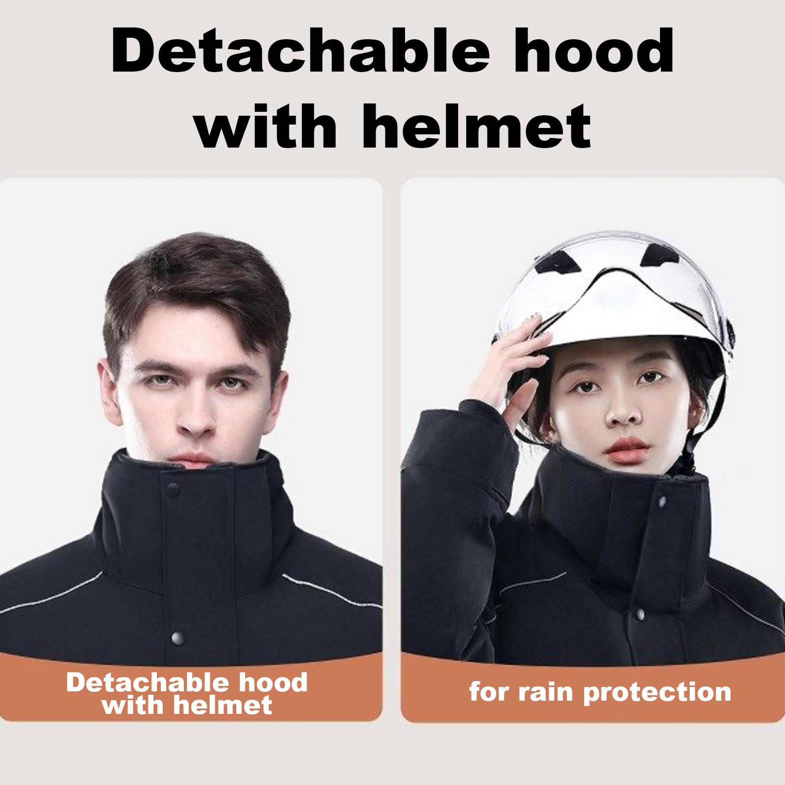 Motorcycle Winter Jacket 4-Poc - Cycling Commute Jacket 评论和价格