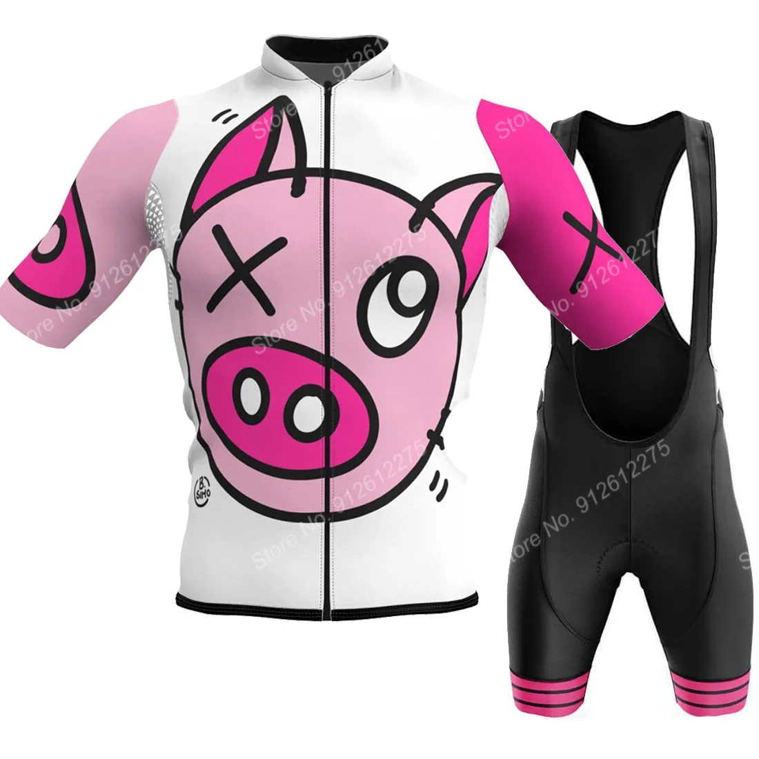 Set Cartoon Comic Pig 2023 Cyc - Cycling Commuter Shorts 评论和价格