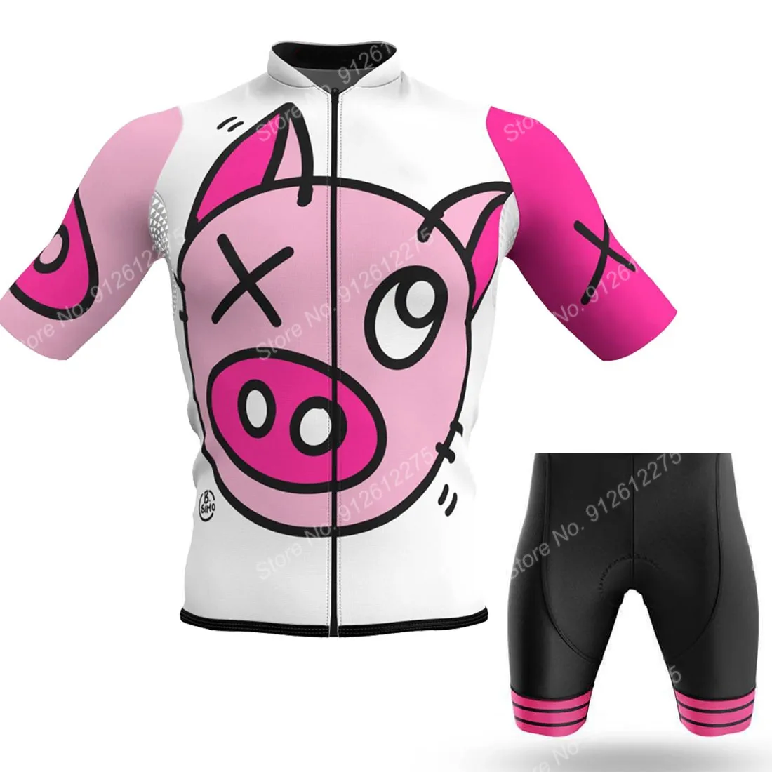 Set Cartoon Comic Pig 2023 Cyc - Cycling Commuter Shorts 评论和价格