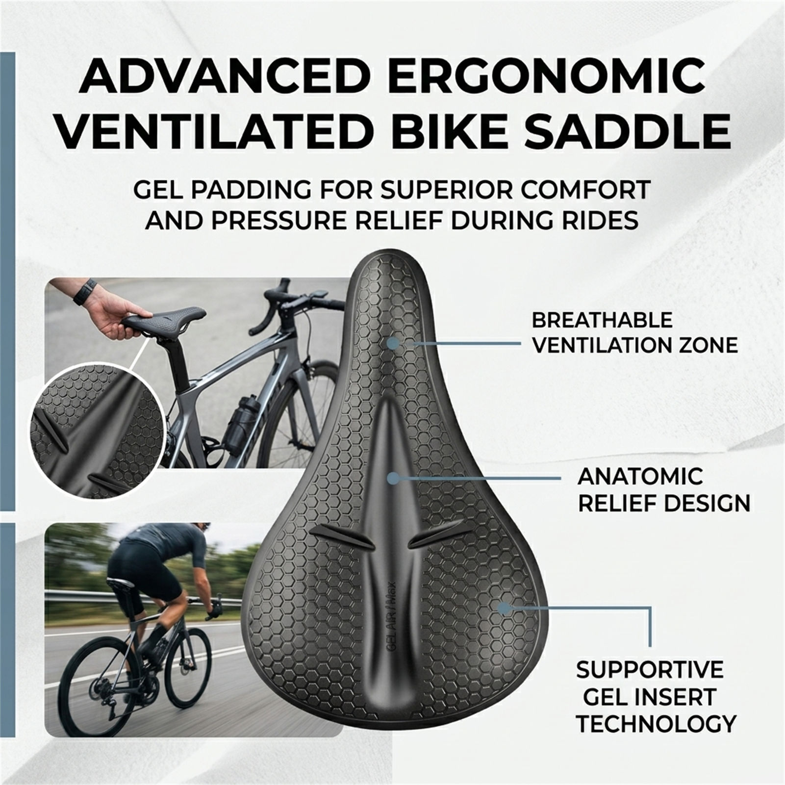 Silicone Bicycle Seat Cover Th - Cycling For Commute 评论和价格