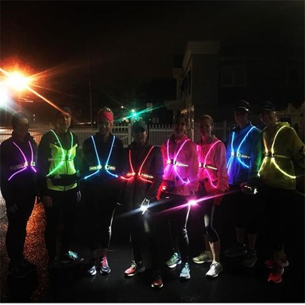 Outdoor 360 Reflective LED Fla - Reflective Vest Cycling 评论和价格