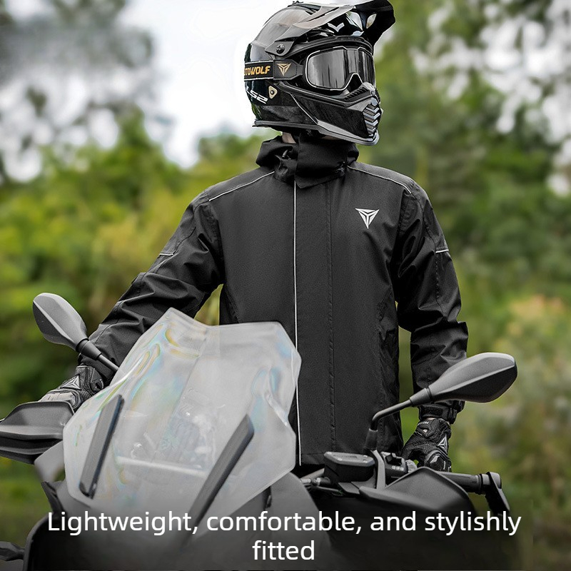 Motorcycle Rain Suit Waterproo - Cycling Rain Jacket Commute 评论和价格