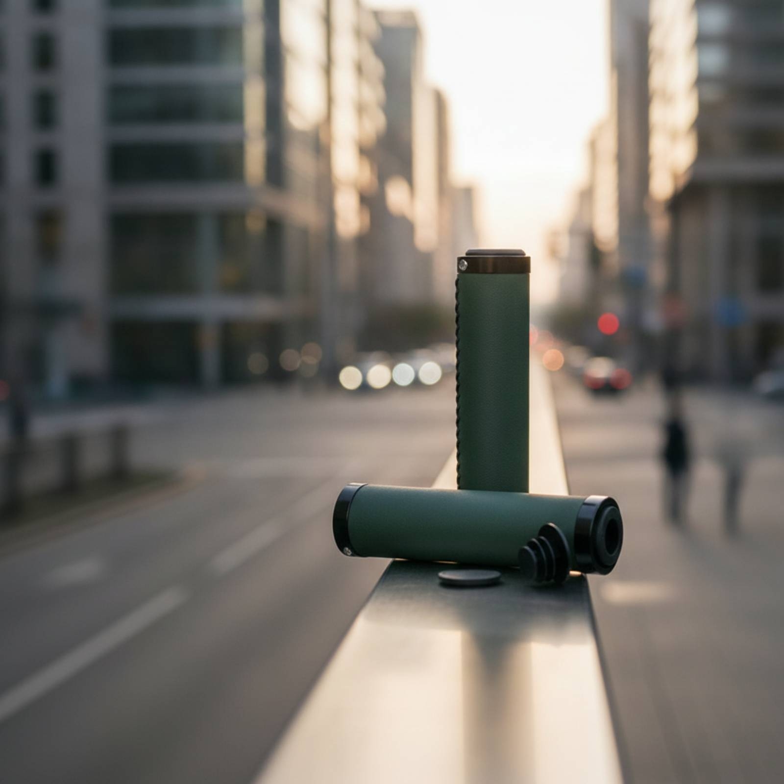 Leather Handlebar Grips Comfor - Commuting On Road Bike 评论和价格