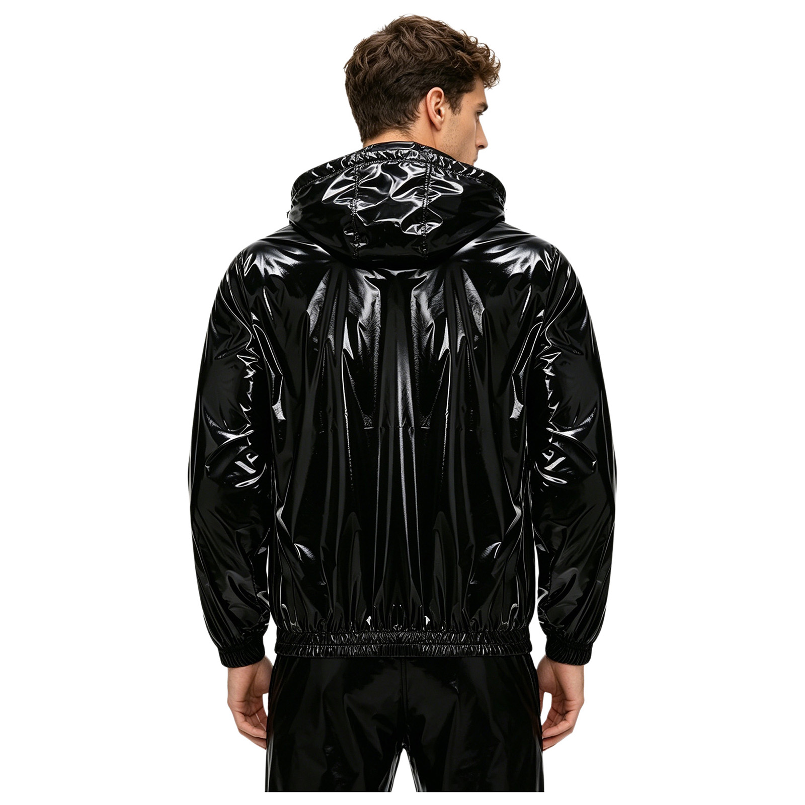 Mens Waterproof Hooded Jacket  - Cycling Rain Jacket Commute 评论和价格