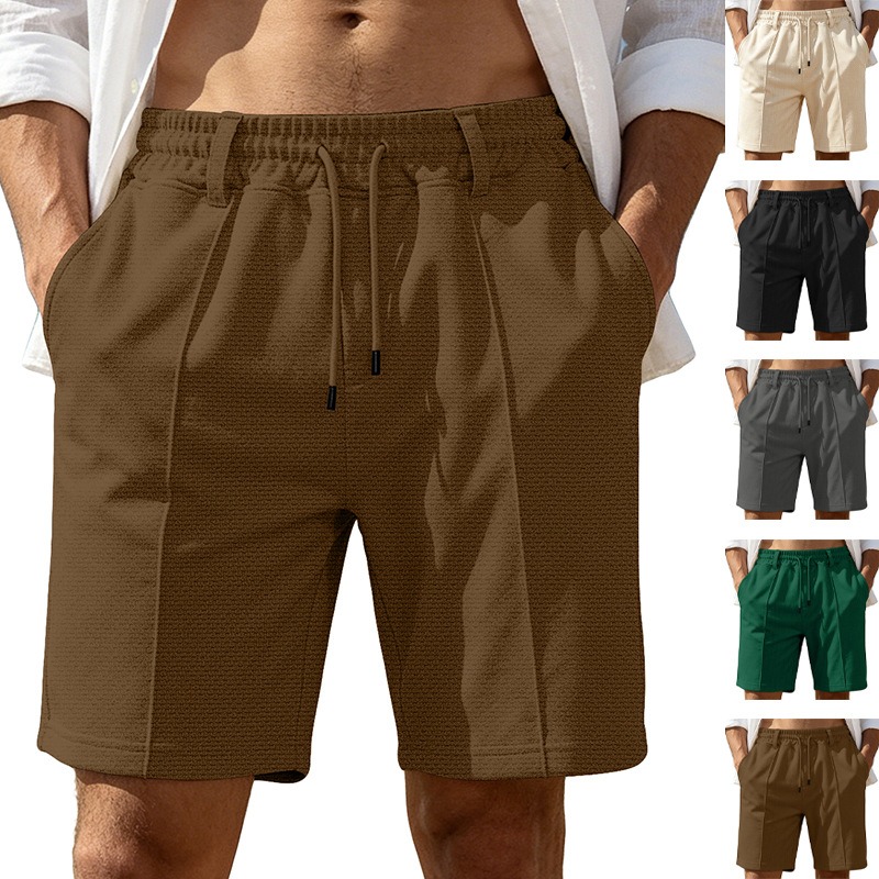 Men's Solid Color Sports Loose - Cycling Shorts For Commute 评论和价格