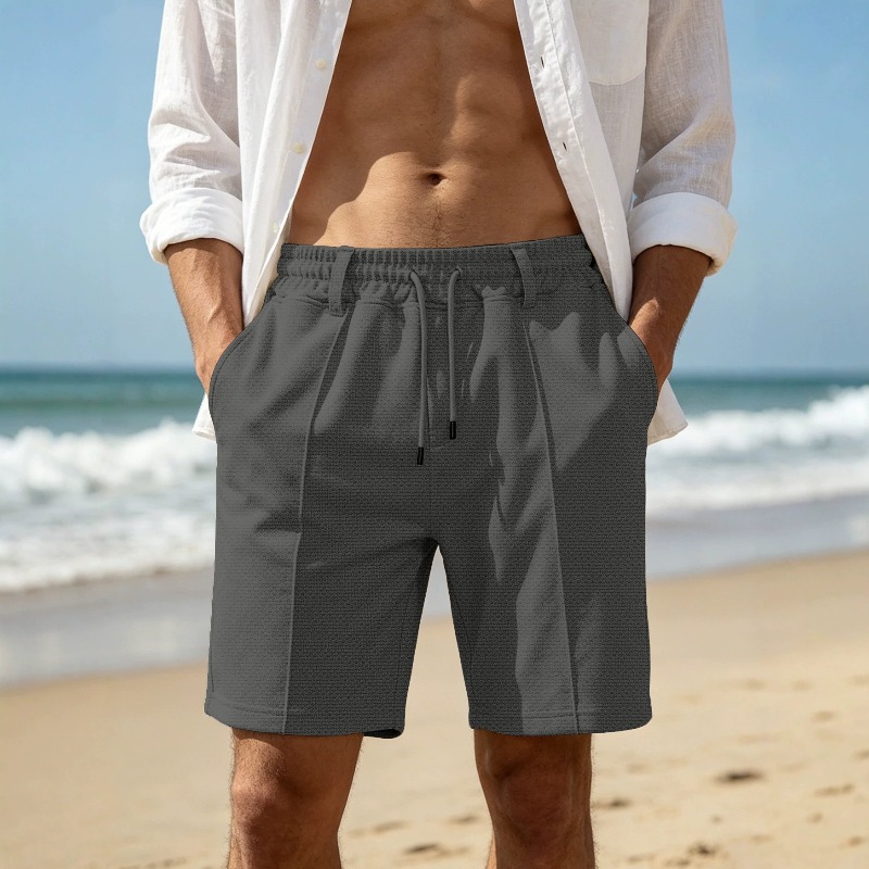 Men's Solid Color Sports Loose - Cycling Shorts For Commute 评论和价格