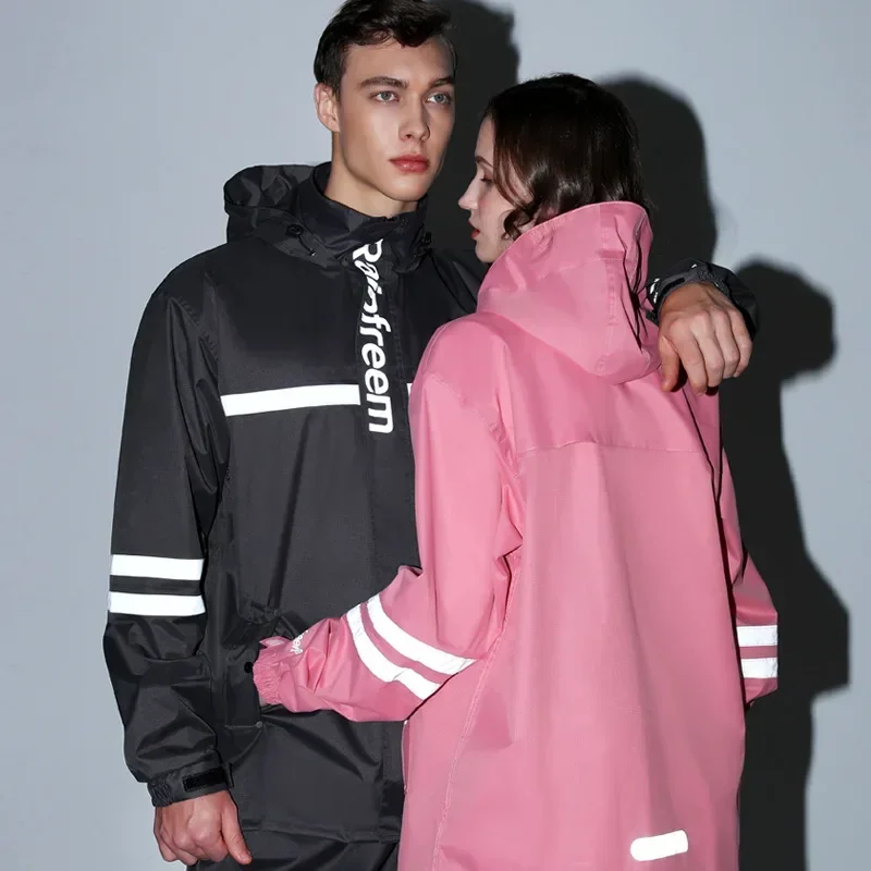 Adult Raincoat Rainpants Water - Cycling Rain Jacket Commute 评论和价格