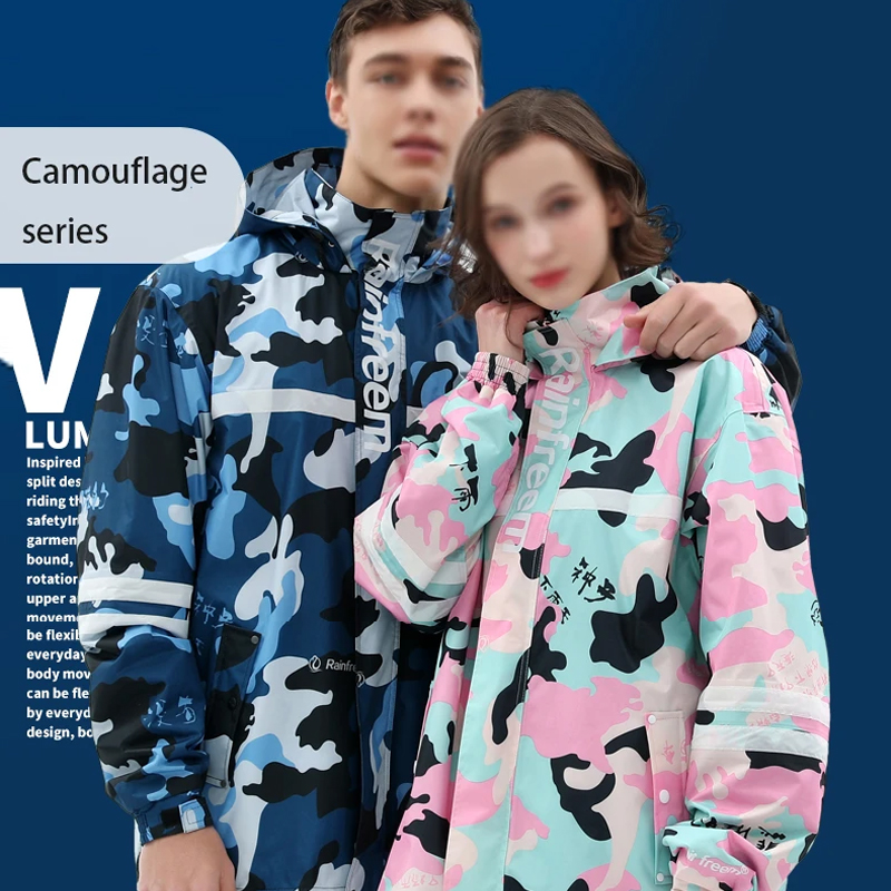 Adult Raincoat Rainpants Water - Cycling Rain Jacket Commute 评论和价格
