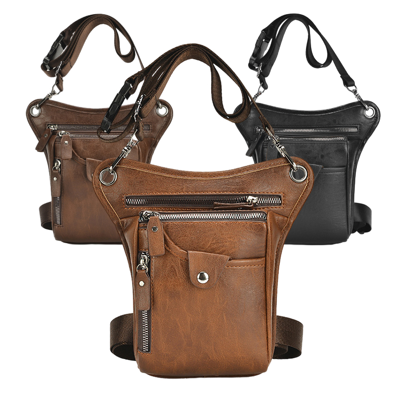 Vintage Pu Leather Waist Pack  - Cycling Commute Bag 评论和价格