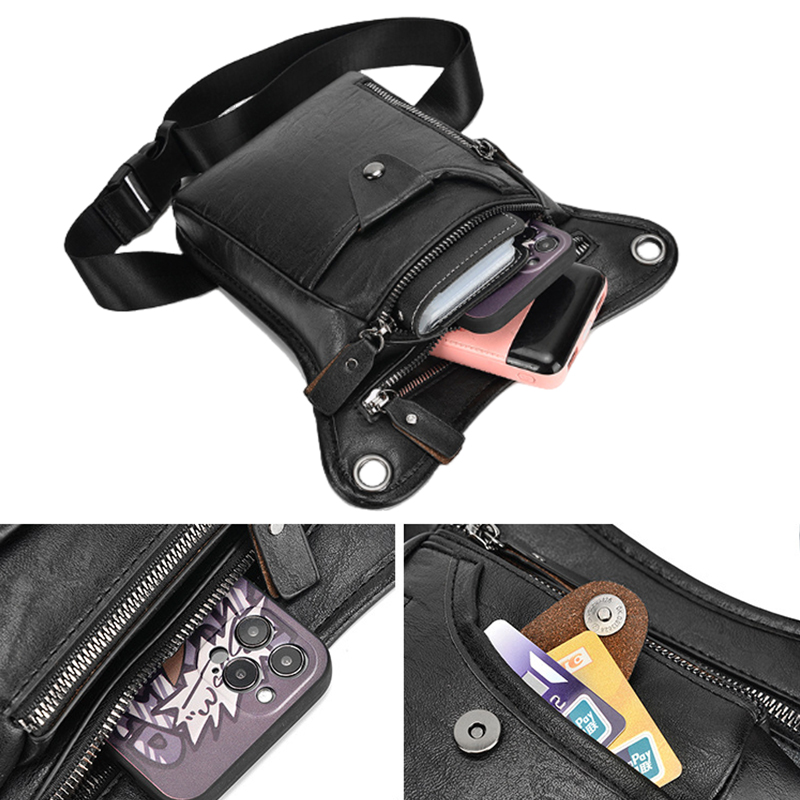Vintage Pu Leather Waist Pack  - Cycling Commute Bag 评论和价格