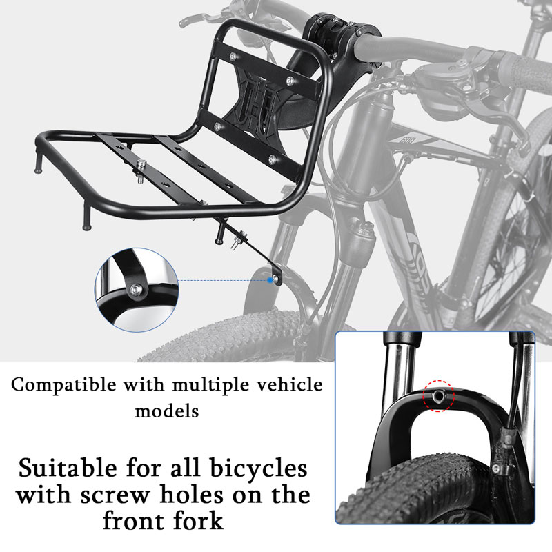 Bicycle Front Rack Aluminum Al - Cycling Commute Bag 评论和价格