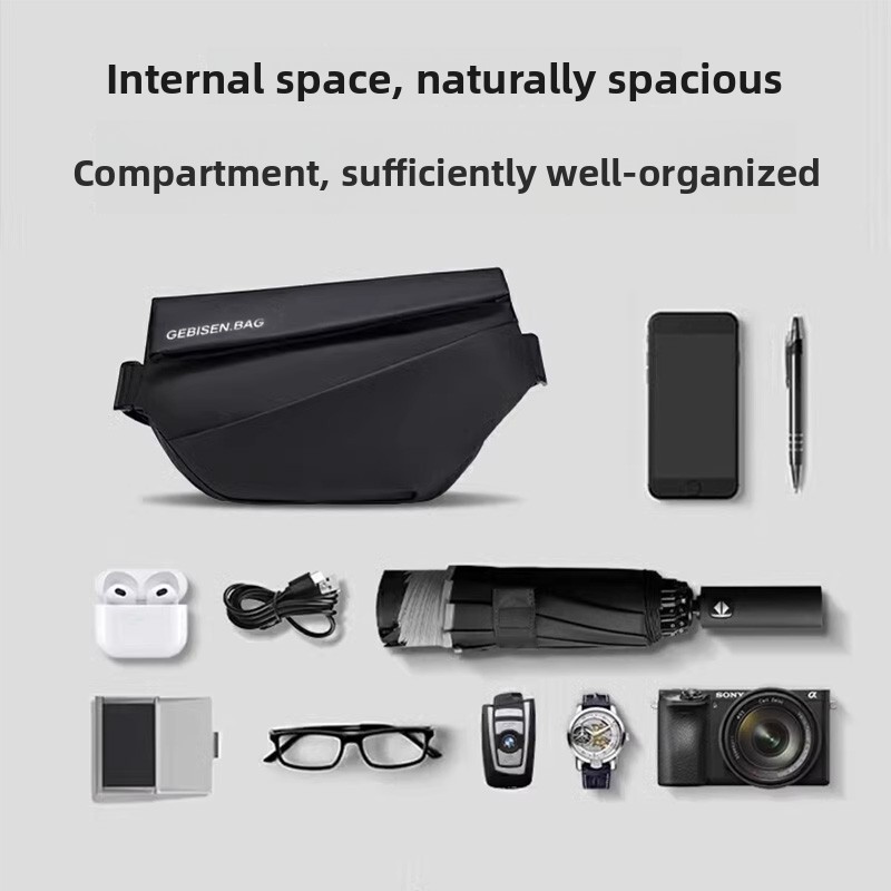 Magnetic Buckle Men Crossbody  - Cycling Commute Bag 评论和价格