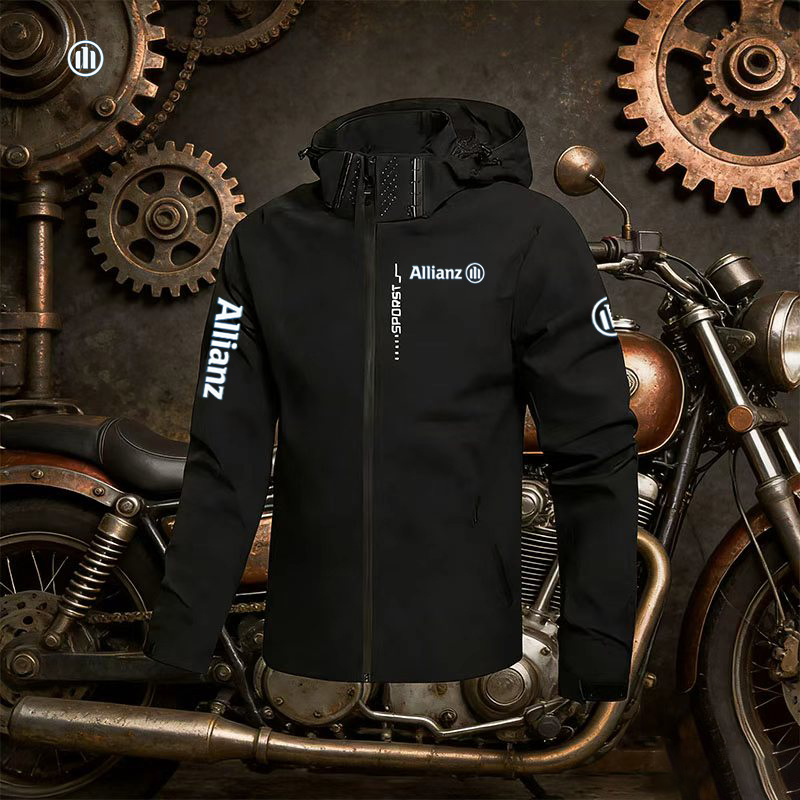 2026 Allianz Logo Men's Outdoo - Cycling Rain Jacket Commute 评论和价格