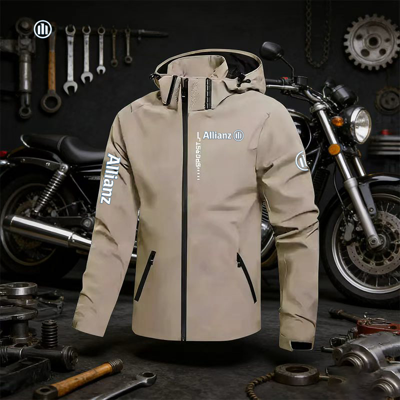 2026 Allianz Logo Men's Outdoo - Cycling Rain Jacket Commute 评论和价格